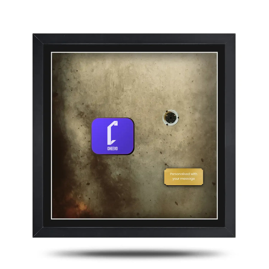 black ops 4 art inspired picture frame for video game steelbooks, with cheevo branding