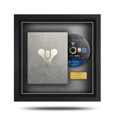 Framed gaming disc and case with 'Destiny' branding on a white background