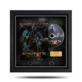 Framed 'Ender's Game' movie poster with a disc inside