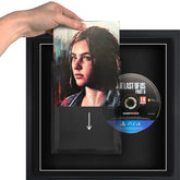 Framing a playstation 4 steelbook video game using a slipcase