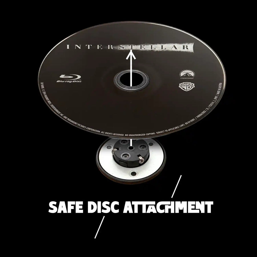 Interstellar 4k bluray movie Steelbook disc display