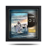 Interstellar movie steelbook picture frame display with case and disc shown