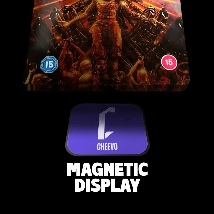 Mad Max Furiosa 4K Steelbook magnetic display