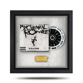 Framed My Chemical Romance album cover and CD on a white background