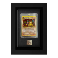 Frame your Charizard pokemon card and protect it from damage and sunlight fading. Suitable for any pokemon trading card, display your own trading cards. Frame your Charizard pokemon card and protect it from damage and sunlight fading. Suitable for any pokemon trading card, display your own trading cards.