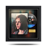 Framed 'The Last of Us Part II' game case with cover and disc