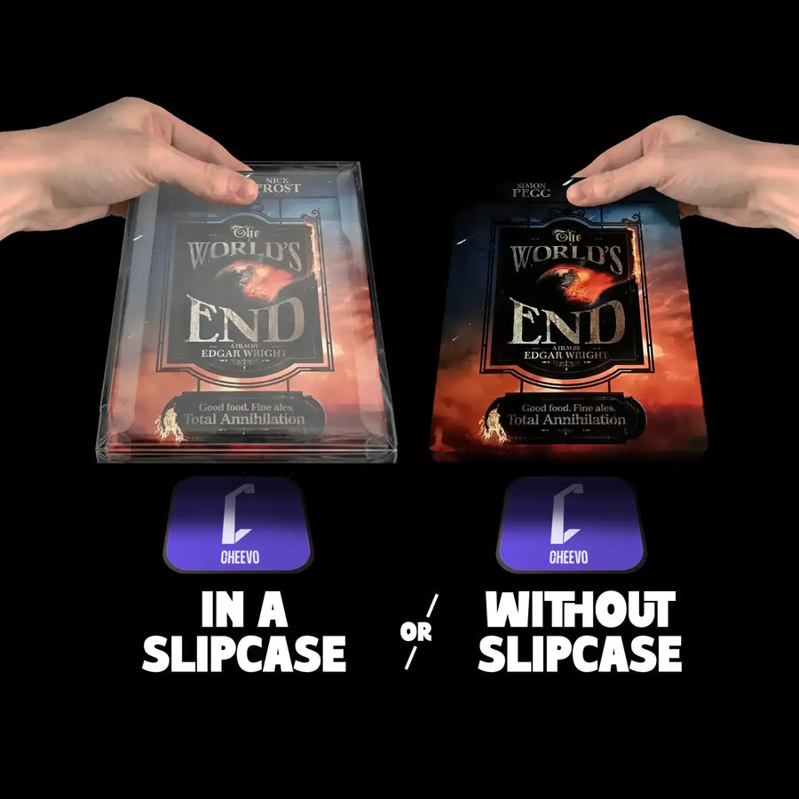 The World's End Steelbook Display Frame Movie magnetic vs slipcase