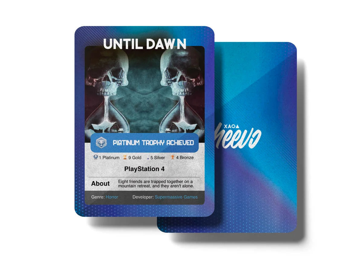 Playstation online trophy card
