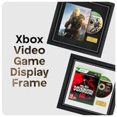Xbox video games inside a picture frame. Shows Halo Infinite and COD Modern Warefare