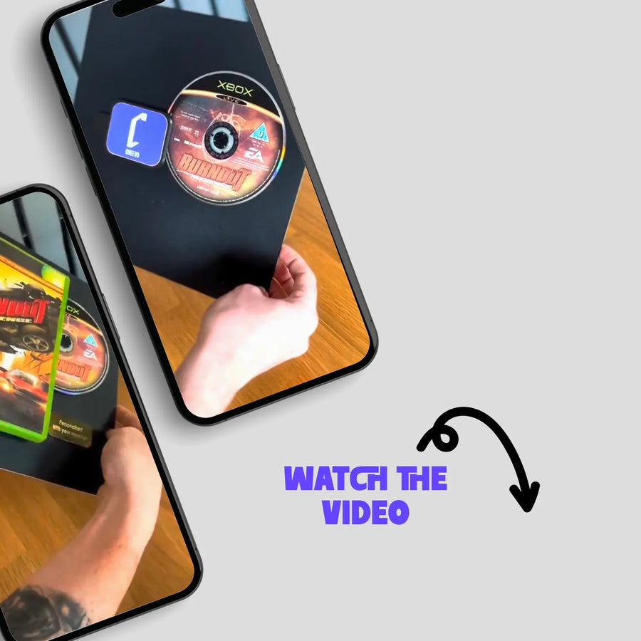 cheevo frame video showing how to display physical media in a frame