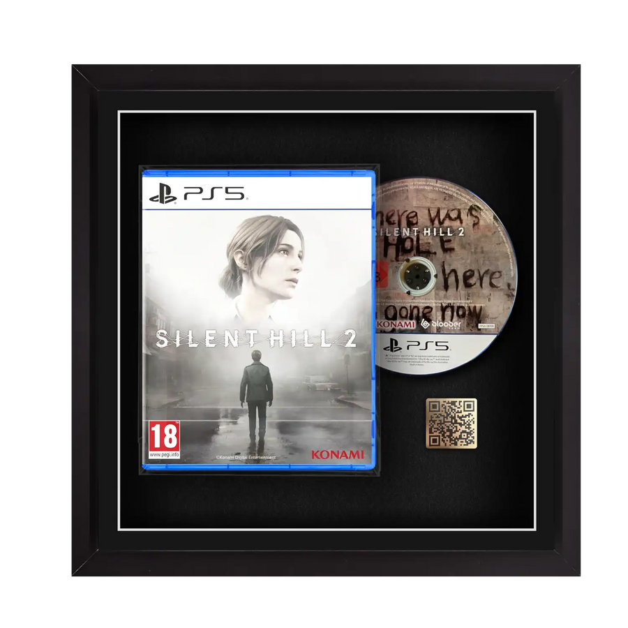 Frame any playstation 5 PS5 video game displayed games room. Protect video games from damage by displaying them in a frame. Perfect for games like Call of Duty, Alan Wake 2, Dead Space, Lies of P, Street Fighter, Baldur’s Gate 3.