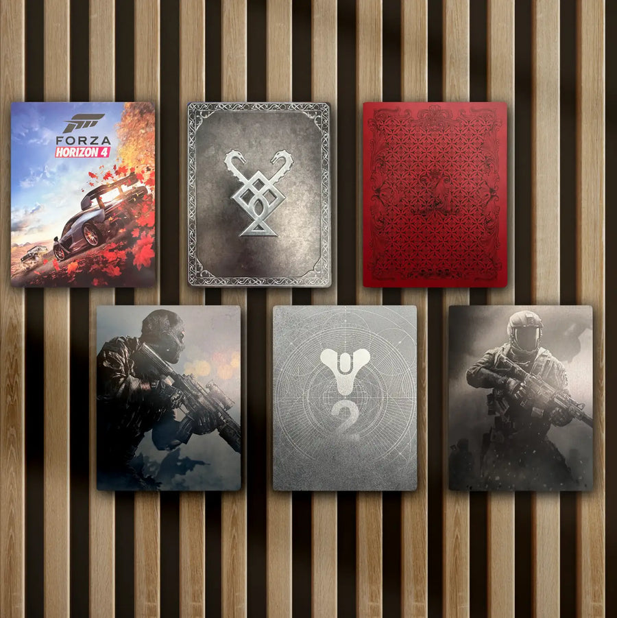 Steelbook wall display from Cheevo Ltd