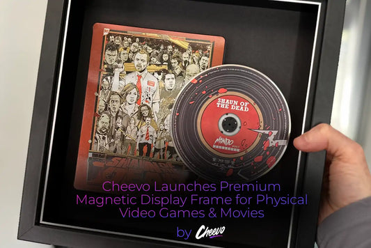 Cheevo Launches Premium Magnetic Display Frame for Physical Video Games