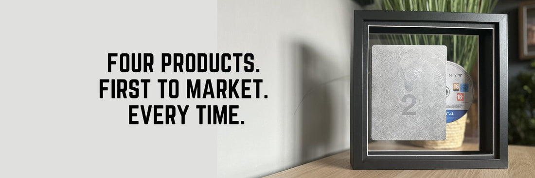 From magnetic frames to transparent displays — Cheevo has launched four product types since October 2024.