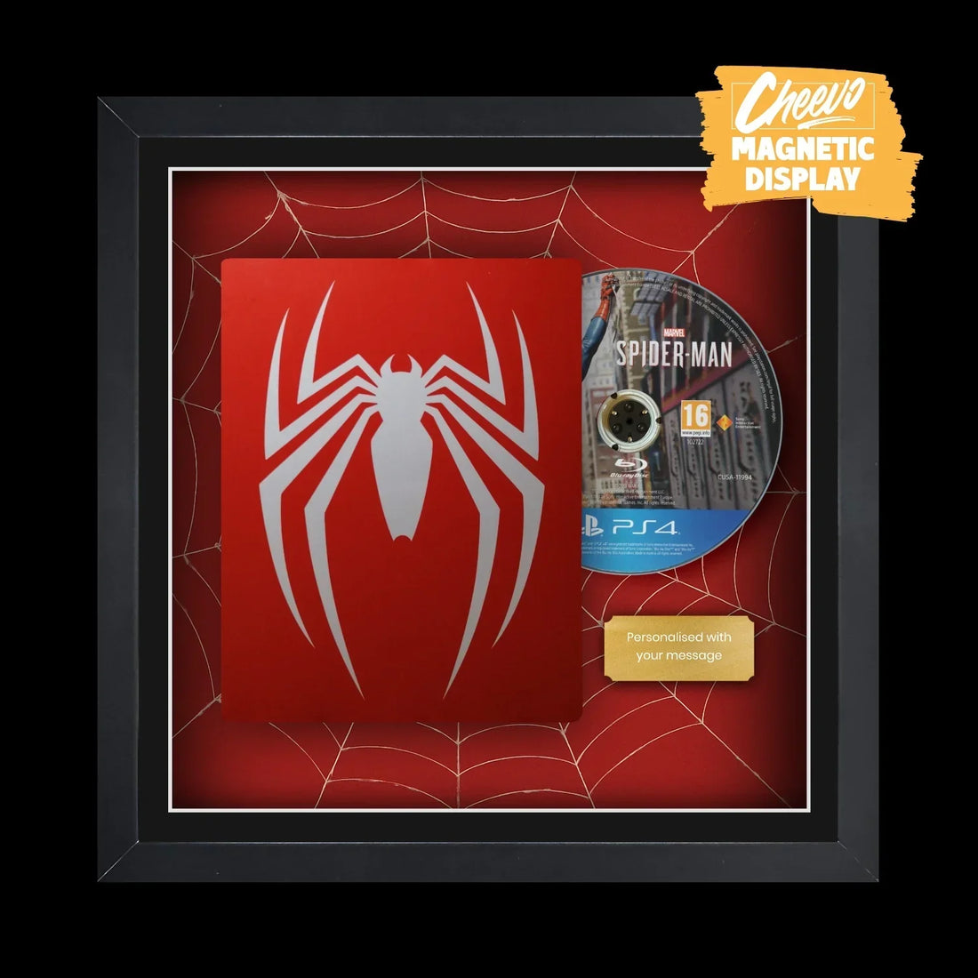Game frame art for wall display