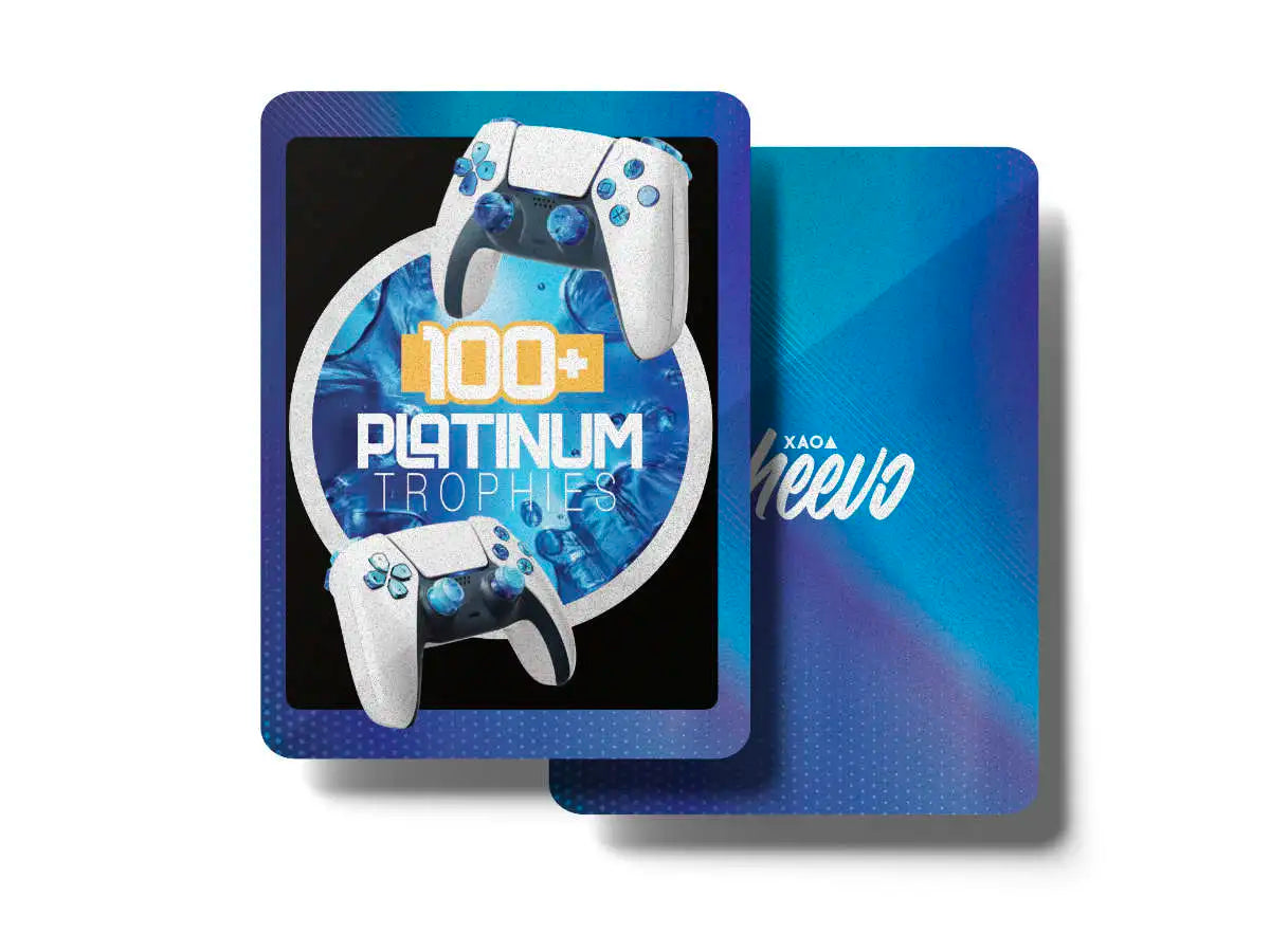 Playstation Platinum Trophy Cards Cheevo