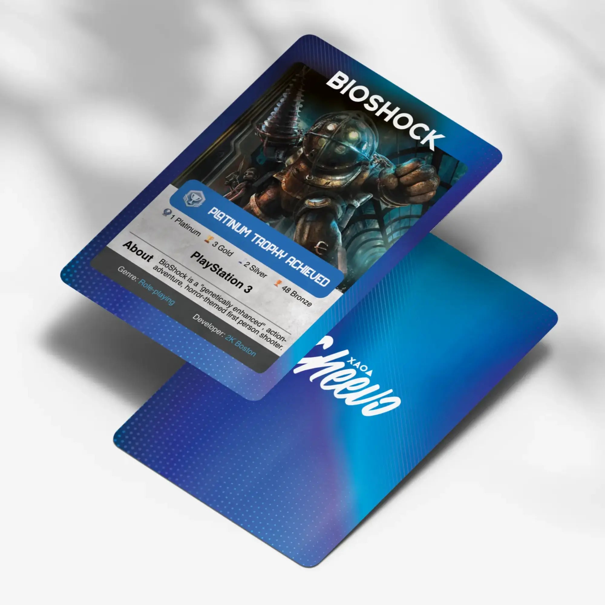 Bioshock Playstation Platinum Trophy Card