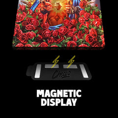 Borderlands 3 steelbook being displayed with a magnetic attachment