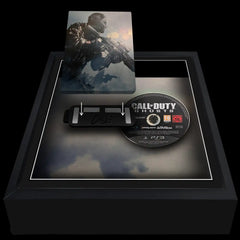 Call of Duty Ghosts Steelbook Display Frame with case and display side by side ready to be presented on the wall