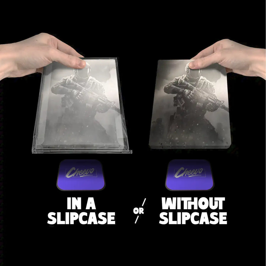 Call of Duty Infinite Warfare Steelbook protective plastic slipcase display