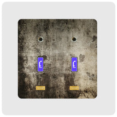 PlayStation & Xbox Game Display Snaplate™ Corroded Metal