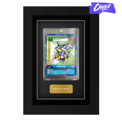 Personalised display frame for Digimon trading cards. Display any collector or trading cards in this frame. Add UV protective glass.