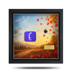 forza horizon 4 inspired frame for video games with cheevo branding and printed background