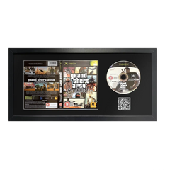 Grand Theft Auto San Andreas on Xbox as a framed Game with QR code