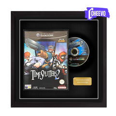 Frame Your Nintendo gamecube video game. Framed game display. Metal Gear Solid the twin snake inside a frame. Add any nintendo gamecube and protect your game for years.