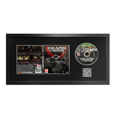 Gears of war ultimate for Xbox One in a frame with a QR code