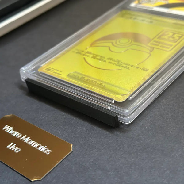 pokemon graded card display frame for trading cards
