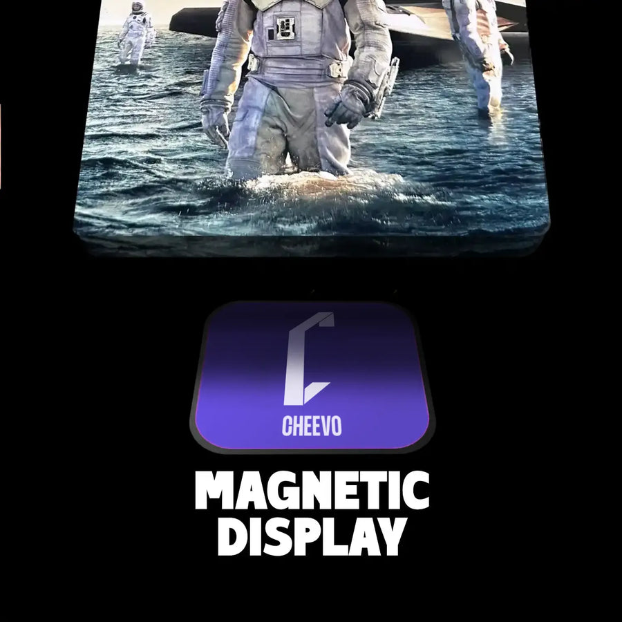 Interstellar 4k bluray movie Steelbook Display Frame with magnetic attachment