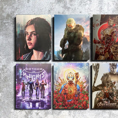 Display steelbook games on the wall using a magnetic invisible bracket