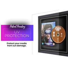 Protect your media and movies from sun damage with UV protective glass