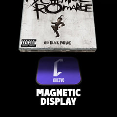 My chemical romance cd added to a magnetic base station for display