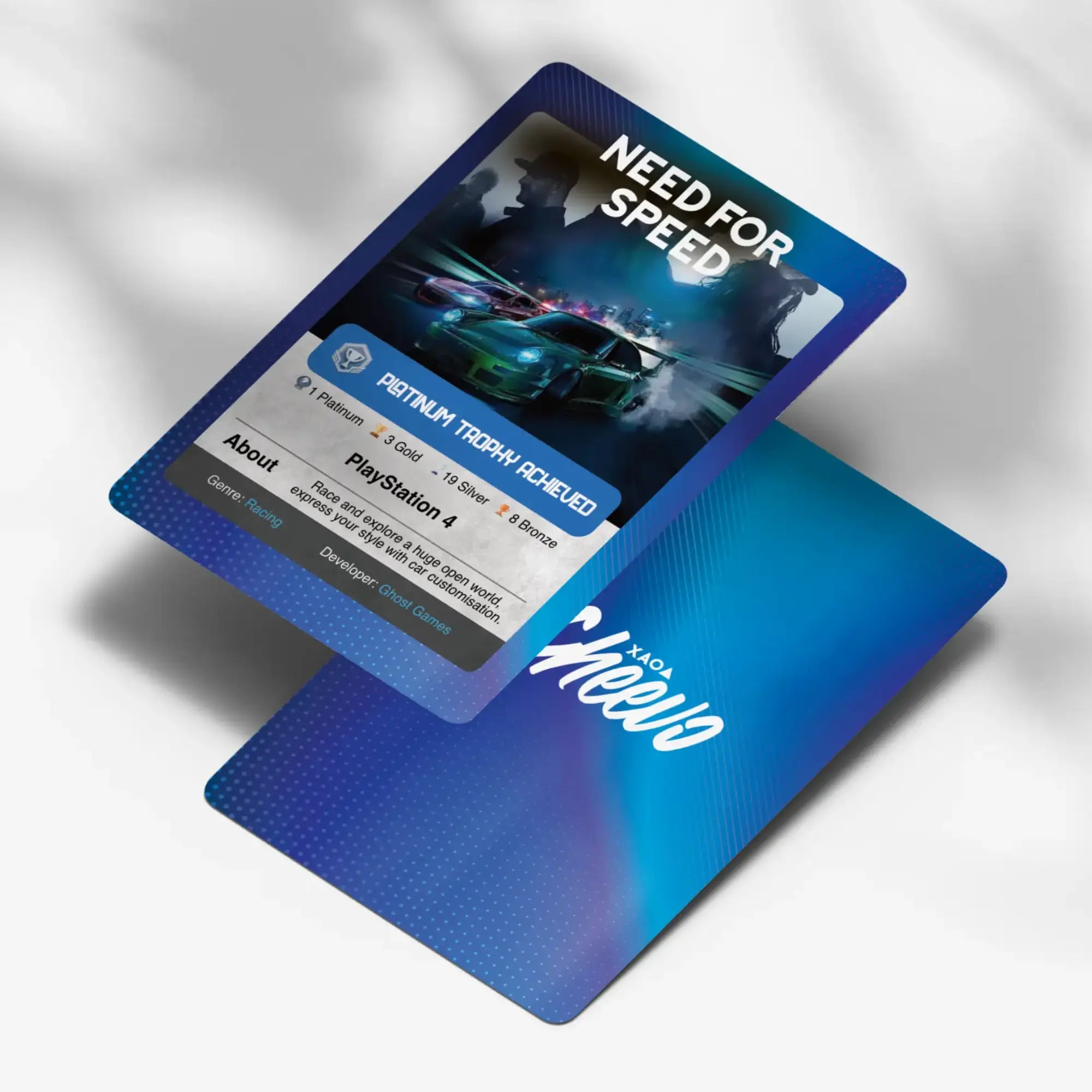 Need For Speed Playstation Platinum Trophy Card