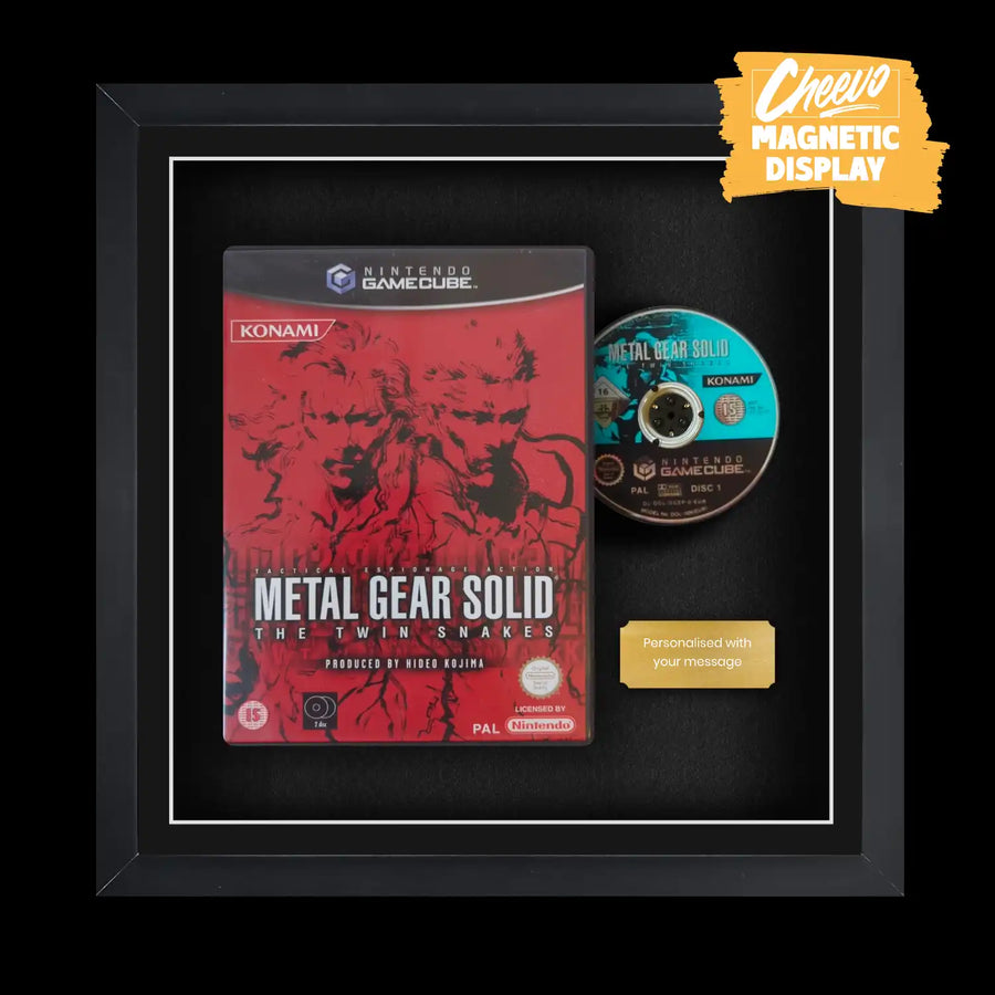 Personalised display frame for nintendo gamecube games