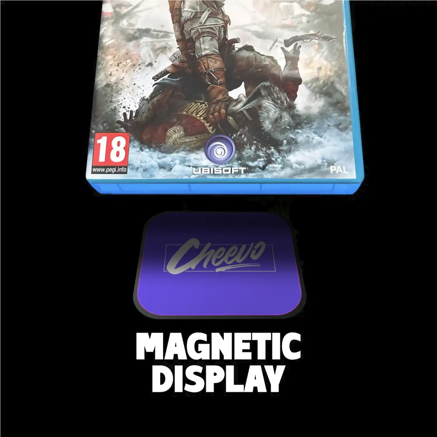 Nintendo Wii U plastic video game case with magnets