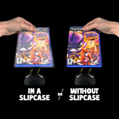 PlayStation 2 Magnetic video game holder using magnets