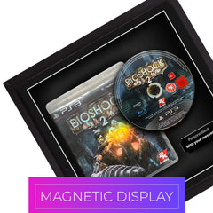 Playstation 3 video game display. Frame your playstation 3 games with this magnetic frame.