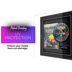 Playstation 3 video game display. Frame your playstation 3 games with this magnetic frame. UV protection