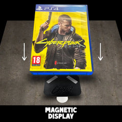 wall display for PS2, PS3, PS4 and PS5 plastic video game cases