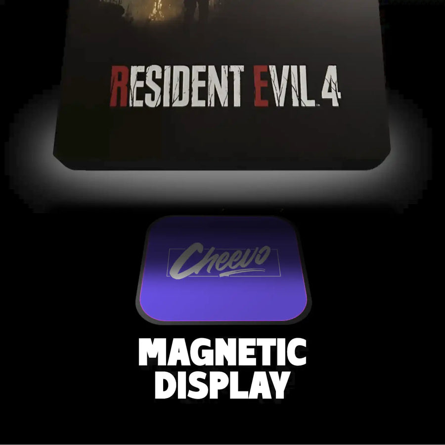 Resident Evil 4 Steelbook Display Frame Magnetic Attachment