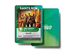Saints Row Xbox Achievement Collectors Cards