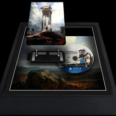Star Wars Battlefront Steelbook Display Frame With The Video Game Case And Disc Inside