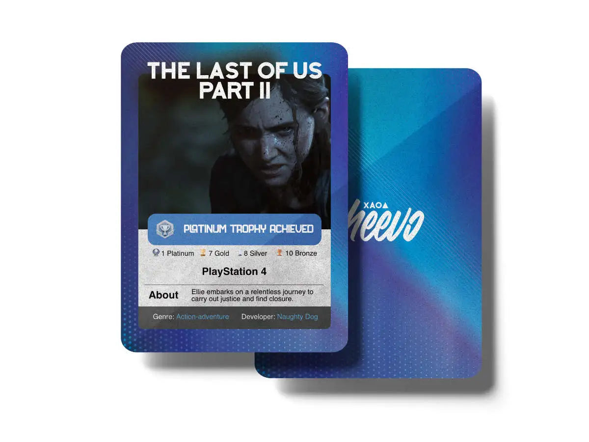 Playstation best sale trophy card