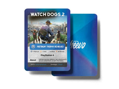Watch Dogs PlayStation Platinum Trophy Cards