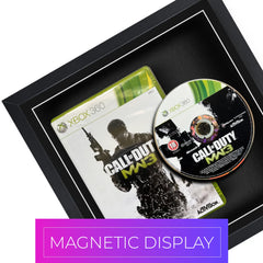 Xbox 360 video game display frame. Frame a xbox video game with the Cheevo magnetic frame.