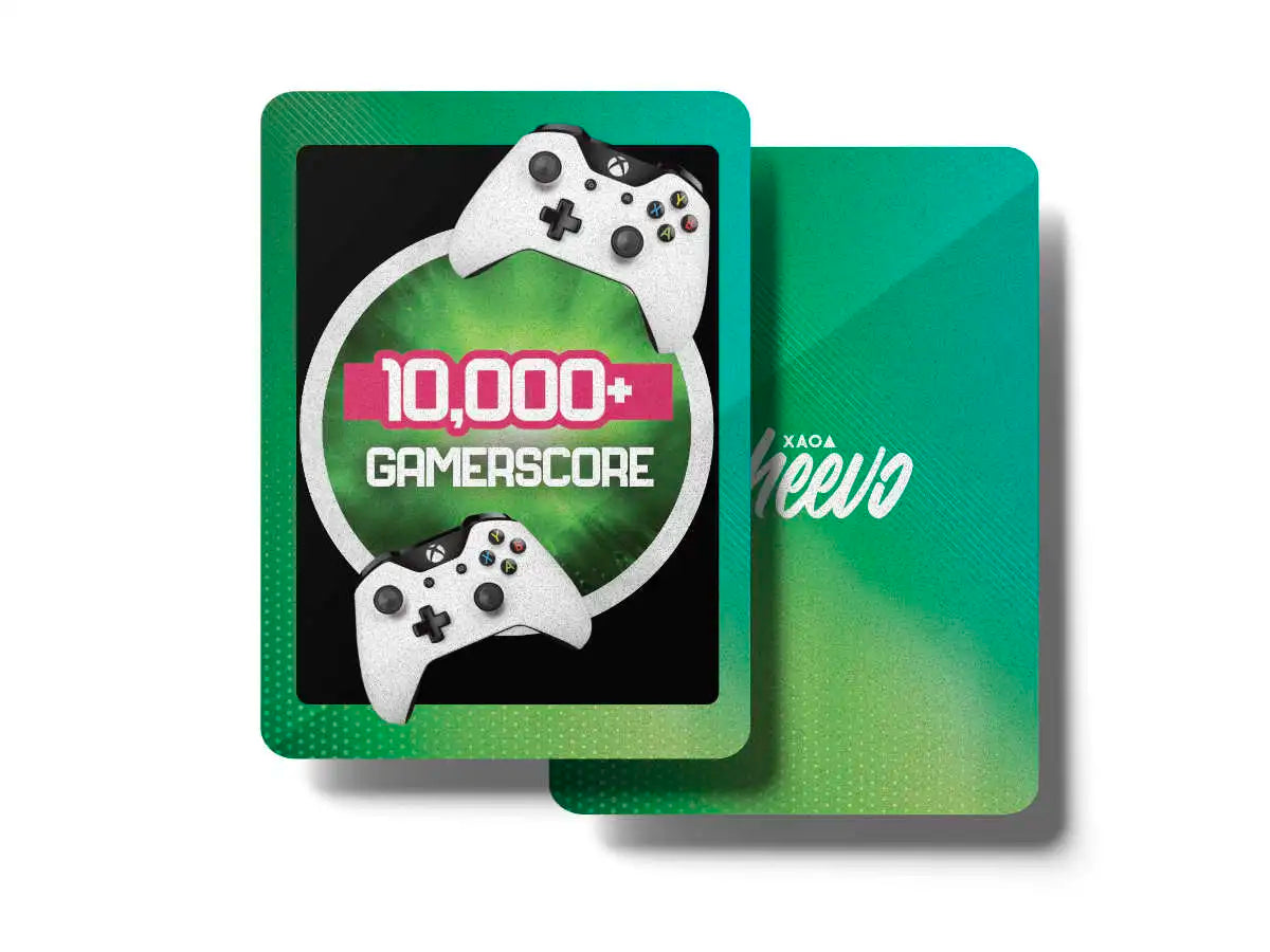 Xbox Gamerscore Achievement Collectors Cards 10,000G