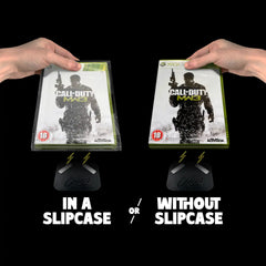 Framing a xbox 360 plastic case with a slipcase or without. 